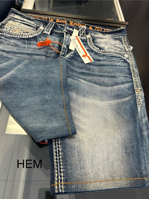 Everyday alterations - jeans hemming